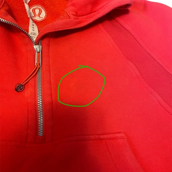 lululemon athletica Red Cropped Sweatshirt - Picture 7 of 8